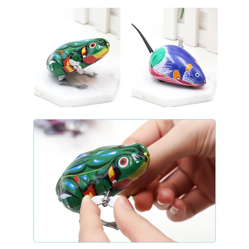 Vintage Metal Wind Up Toys Set - Vintage Collection Playset บทวิจารณ์และราคา