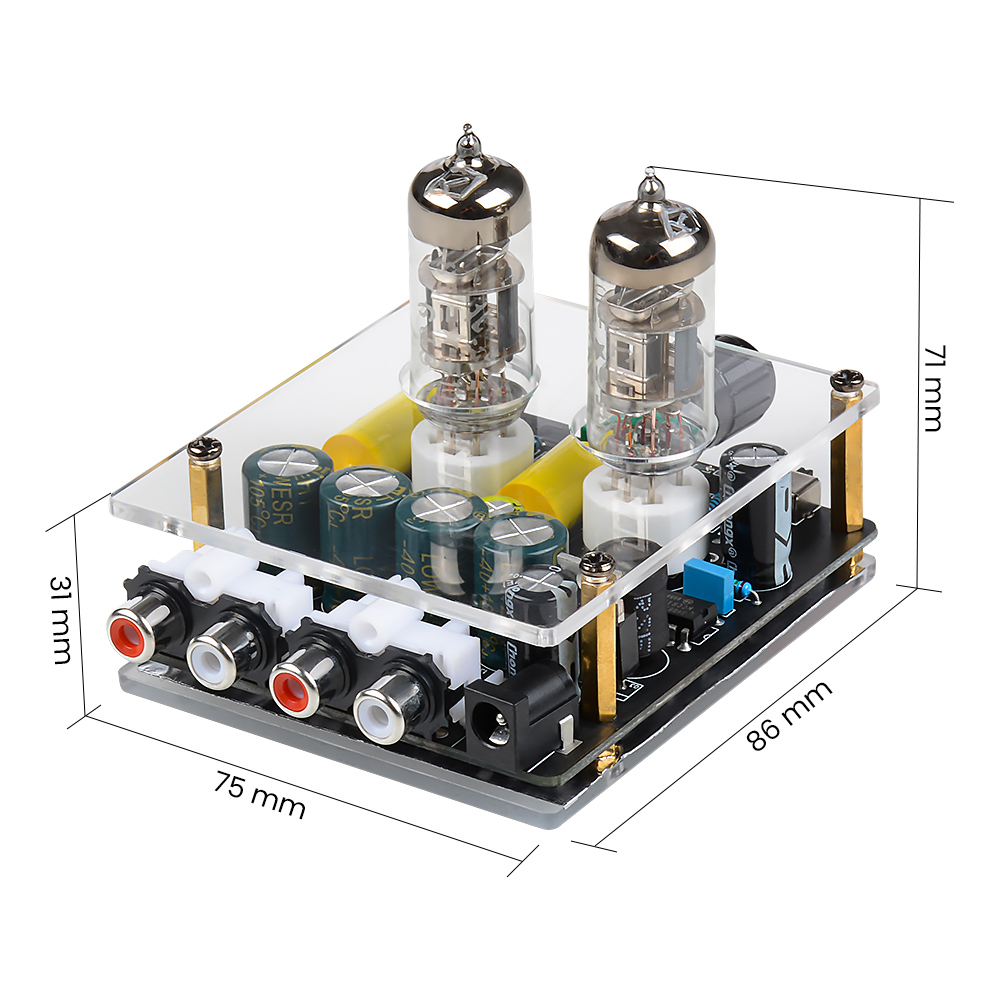 AIYIMA Upgraded 6A2 Tube Pream - Tube Amplifier Part บทวิจารณ์และราคา