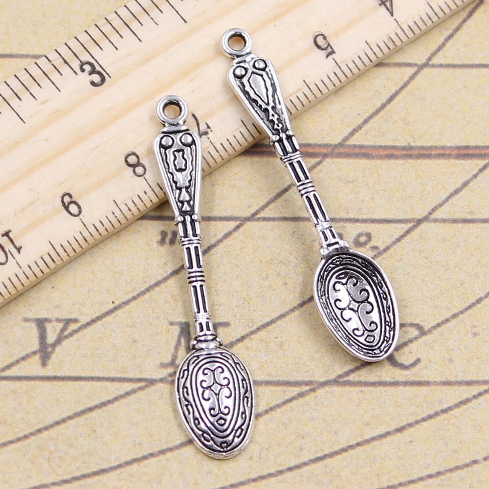 20pcs Charms Pattern Spoon 48x - Vintage Collectible Spoons บทวิจารณ์และราคา