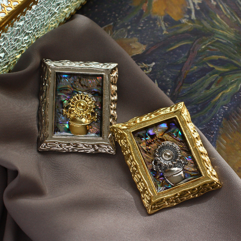 Muylinda Vintage Van Gogh Sunf - Collectible Vintage Brooches บทวิจารณ์และราคา