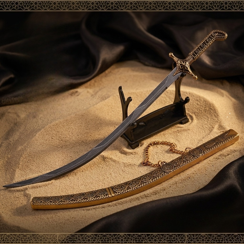26cm Arabian Curved Sword weap - Vintage Collectible Knives บทวิจารณ์และราคา