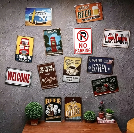 [Metal Decorative Plaque] Vint - Vintage Collectible Guns บทวิจารณ์และราคา