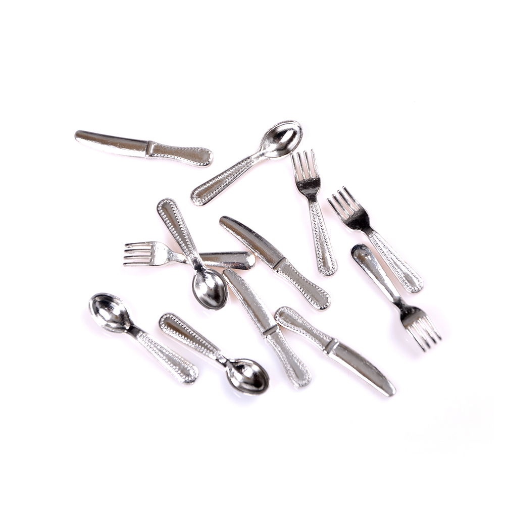 12Pcs 1:12 Mini Vintage Dollho - Vintage Collectible Spoons บทวิจารณ์และราคา