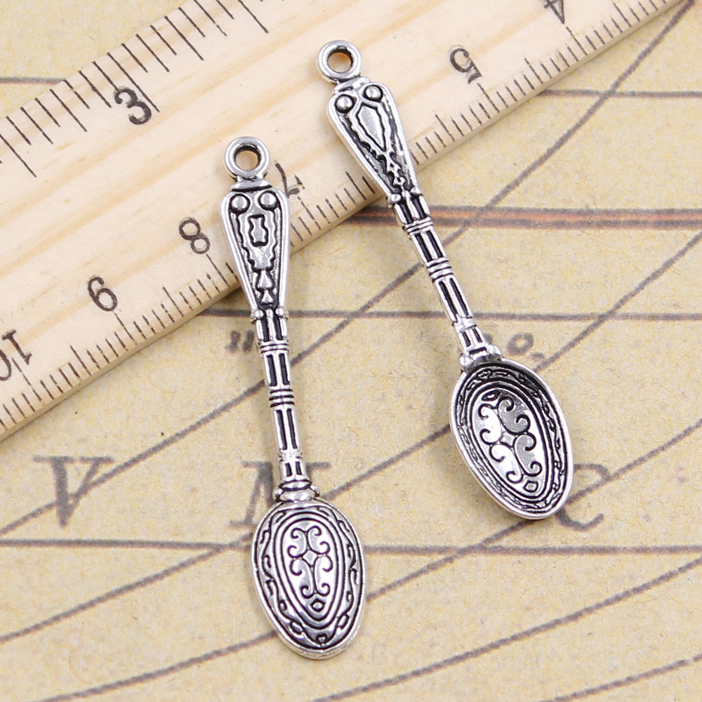 10pcs Charms Pattern Spoon 48x - Vintage Collectible Spoons บทวิจารณ์และราคา