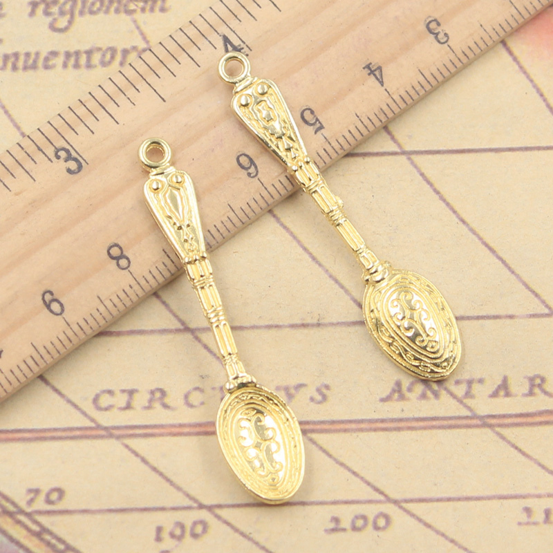 10pcs Charms Pattern Spoon 48x - Vintage Collectible Spoons บทวิจารณ์และราคา