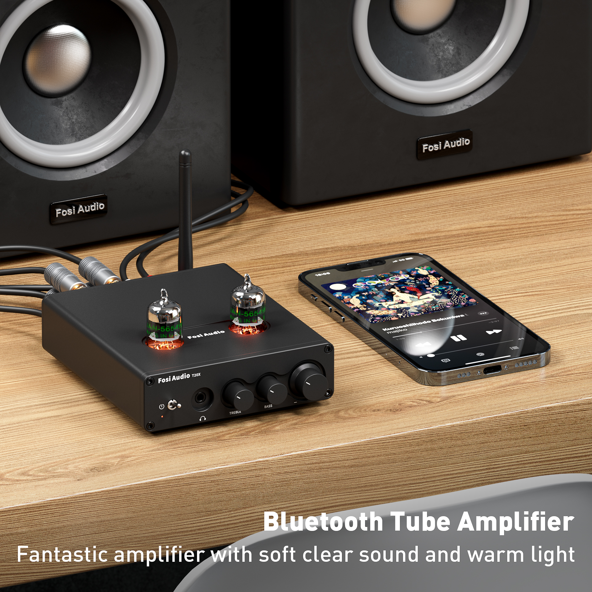 Fosi Audio T20X 100W Bluetooth - Tube Amplifier Part บทวิจารณ์และราคา