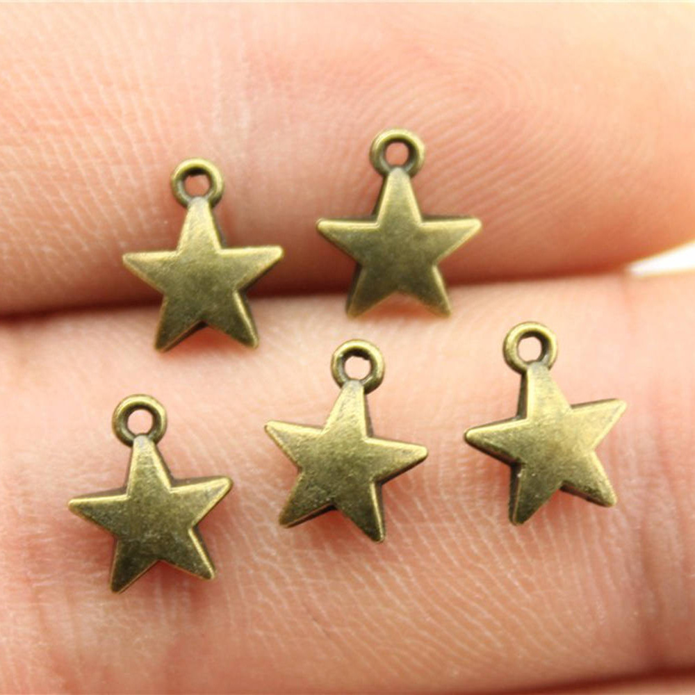 40pcs 8.6x7.1mm 2 Colors Antiq - Vintage Collectibles For Sale บทวิจารณ์และราคา