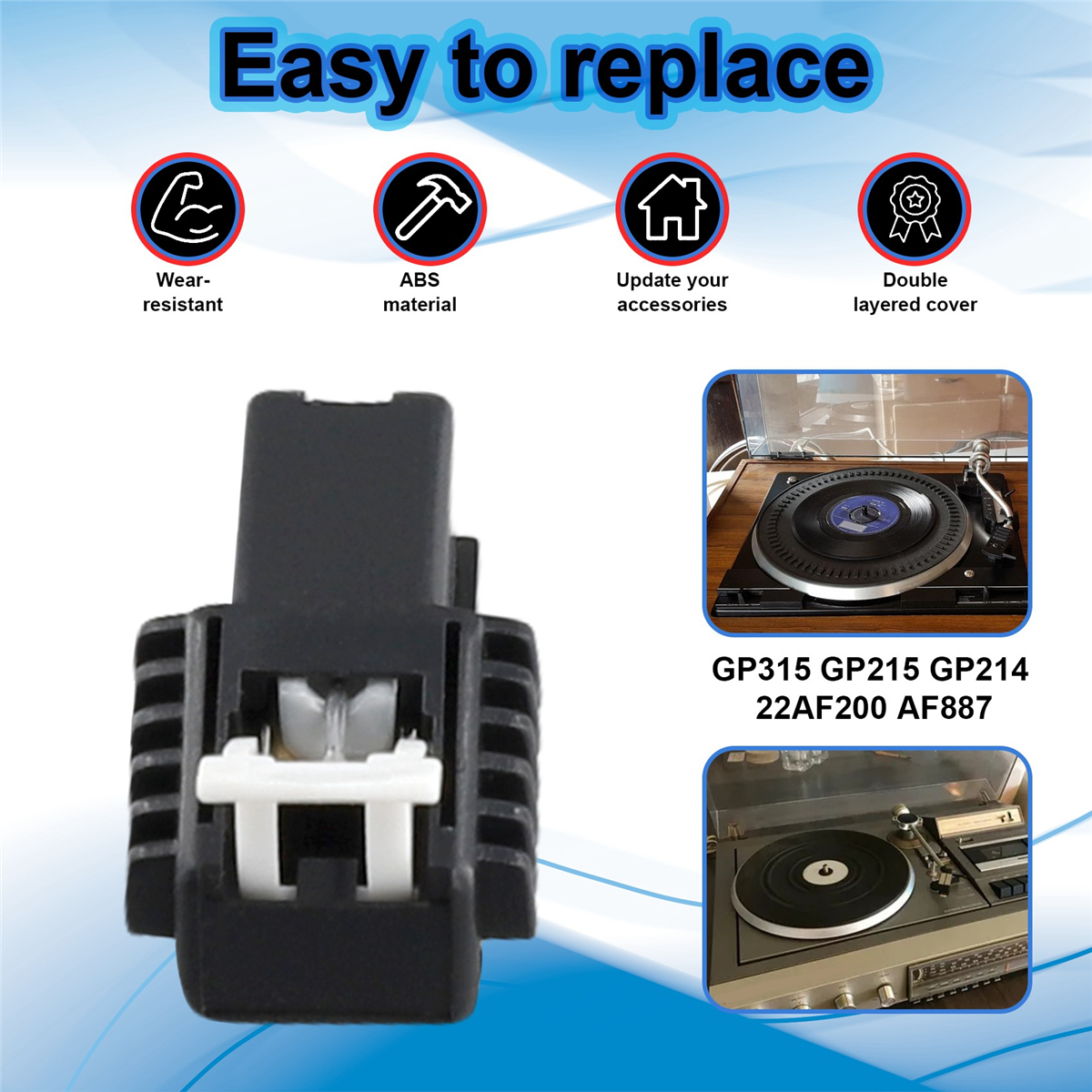 New Replacement Stylus Needle  - Record Player Needle บทวิจารณ์และราคา