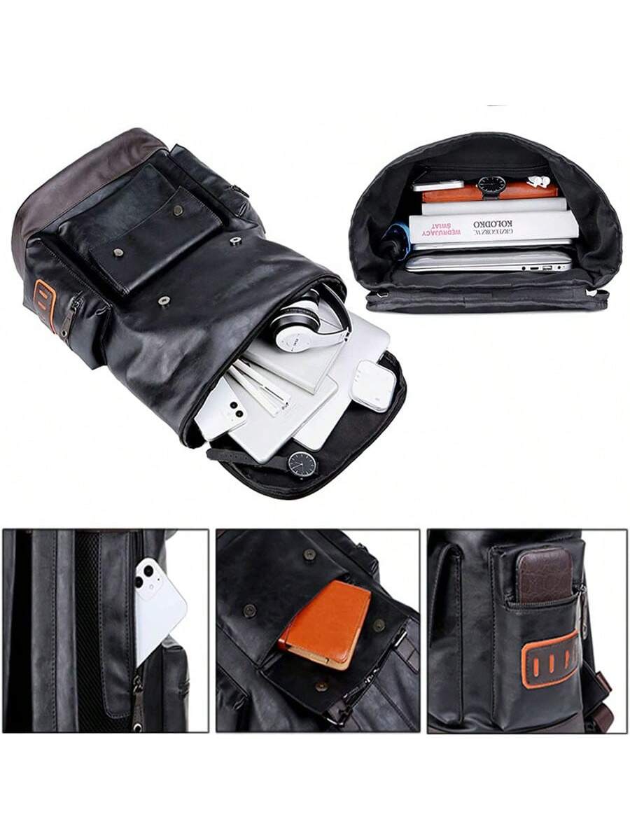 Vintage Black Leather Laptop B - Vintage Zipper บทวิจารณ์และราคา