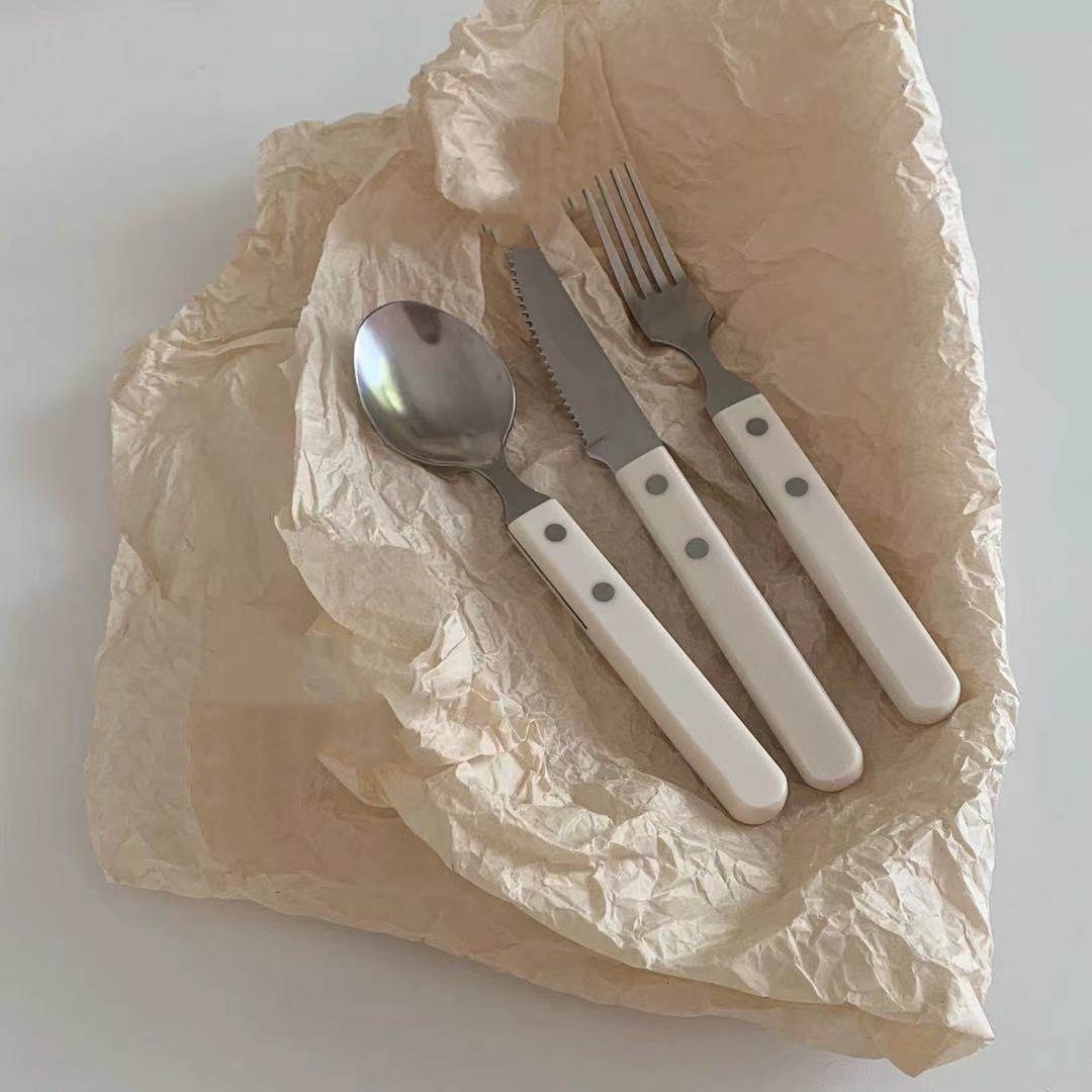 French vintage milk white retr - Vintage Collectible Spoons บทวิจารณ์และราคา