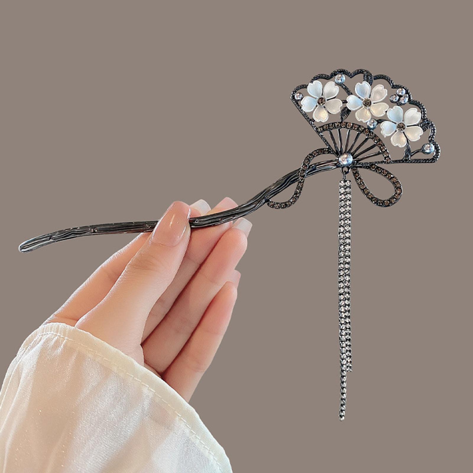 Vintage Flower Fan Shaped Hair - Vintage Collector บทวิจารณ์และราคา